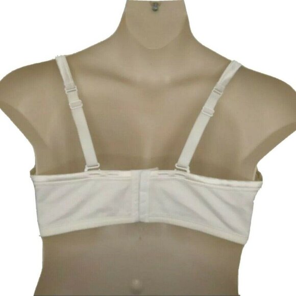 Cacique Lane Bryant Women Bra T Shirt Cotton Blend Plus Size 46DDD Off White NEW - Picture 4 of 8